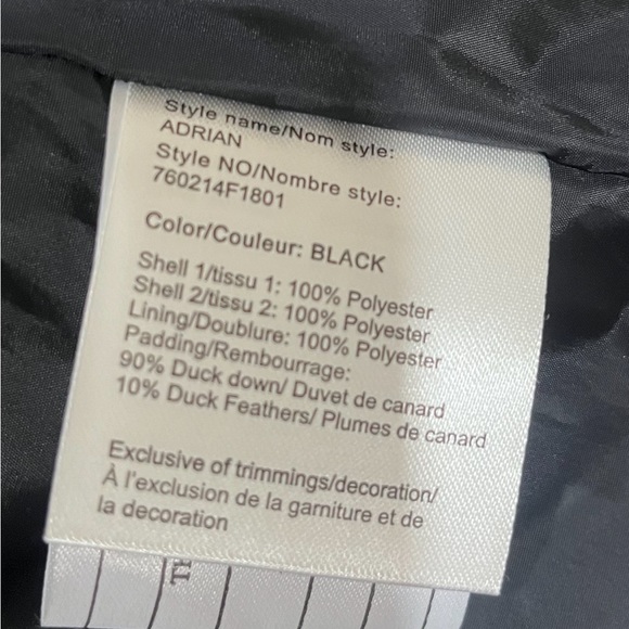 Women’s Woods black puffer vest - Picture 5 of 6